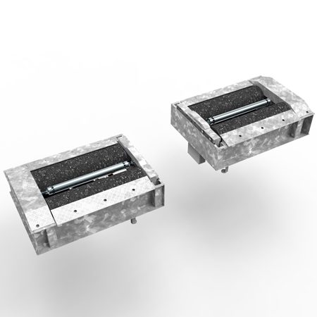 BM14200 roller brake tester - 3D illustration